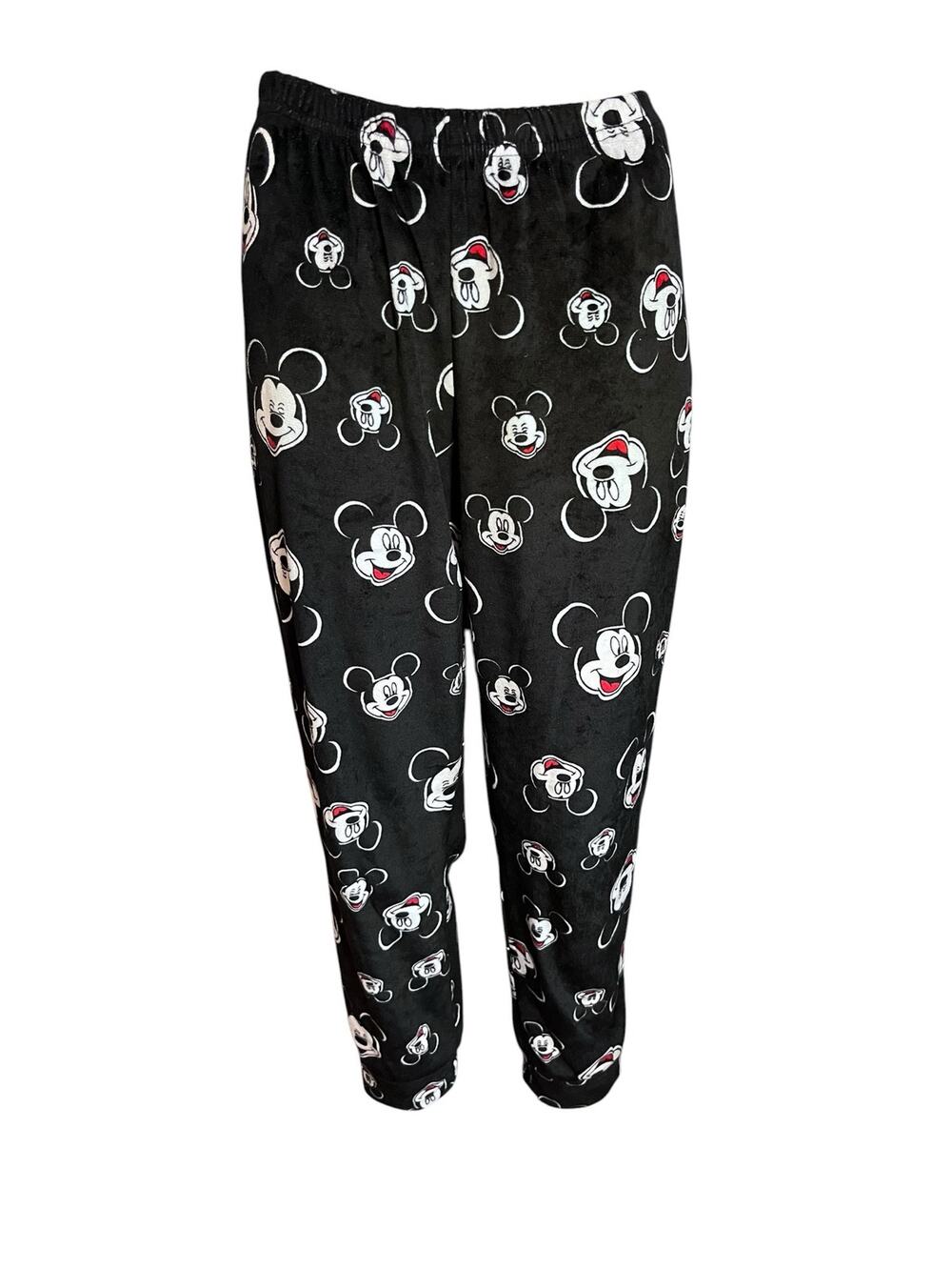 Briefly Stated Disney Mickey Mouse Pajama Pants Women’s M Plush Fleece Cozycore